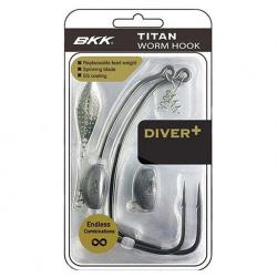 Офсетний гачок відвантажений BKK Тitan Diver+ #14/0 (A-EW-9658)