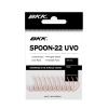 Гачок BKK для блешень Spoon-22 UVO #4 (A-ES-8155)