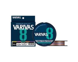 Шнур Varivas PE Line X8 Multicolor 150m 7.24kg 0.148mm #0.8 (VA 13562)