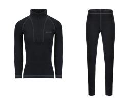 Термобілизна жіноча Viverra Soft Warm ZIP Black L (РБ-2230160)