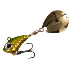 Тейл-спиннер Fladen Conrad Vibra Tail 7g #Green/Gold (16-0807-04)