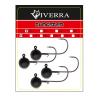 Джигголівка вольфрам Viverra 0,9g #6 Black (4шт) (132TBJ06)