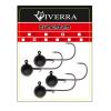 Джигголівка вольфрам Viverra 0,9g #2 Black (4шт) (132TBJ02)