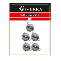 Розбірна вольфрамова чебурашка Viverra 10g Natural (2шт) (10TCBS)