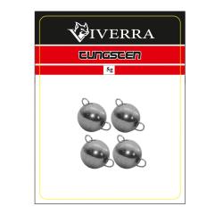 Розбірна вольфрамова чебурашка Viverra 30g Natural (1шт) (30TCBS)