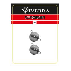 Розбірна вольфрамова чебурашка Viverra 10g Natural (2шт) (10TCBS)