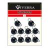 Розбірна вольфрамова чебурашка Viverra 1,5g Black (8шт) (1.5TCBS-B)