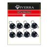 Розбірна вольфрамова чебурашка Viverra 1,5g Black (8шт) (1.5TCBS-B)