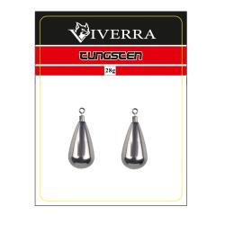 Груз джиг ріг вольфрам Viverra 21g Natural (2шт) (34TTDR)