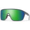 Окуляри сонцезахісні Smith Optics Boomtown Matte Cement Polar Green Mirror (204932RIW99ZY)