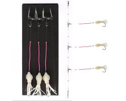Монтаж Daiwa Grand Wave Deadbait Rig 300cm 0.7/0.8mm #5/0 White (16517-255)