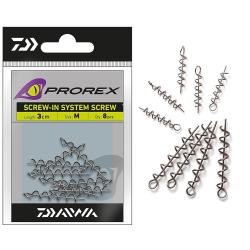 Штопор для силікону Daiwa Prorex Screw-In Screw L 50mm 8pcs (15411-005)