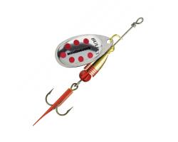 Блешня Cormoran Bullet №2 4g #Silver/Red dots (50-84052)