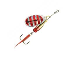 Блесна Cormoran Bullet №2 4g #Silver/Red stripes (50-84062)