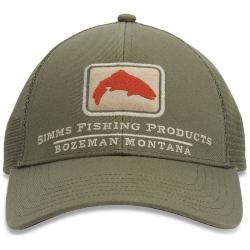 Кепка Simms Trout Icon Trucker Riffle Green