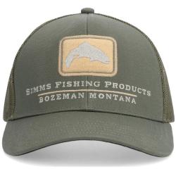 Кепка Simms Double Haul Icon Trucker Smokey Olive