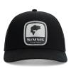 Кепка Simms Double Haul Icon Trucker Bass Black