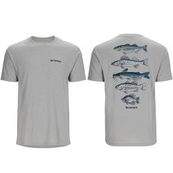 Футболка Simms Species T-Shirt Cinder Heather XL