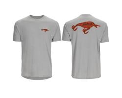 Футболка Simms Square Bill T-Shirt Cinder Heather XL (14096-1181-50)
