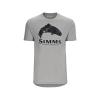 Футболка Simms Trout Regiment Camo Fill T-Shirt Cinder Heather L