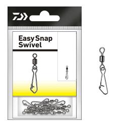 Вертлюг с застежкой Daiwa Easy Snap 22kg #2 10pcs (14905-202)