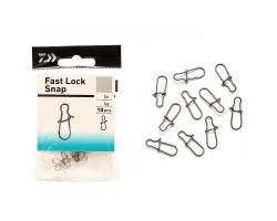 Застежка Daiwa Fast Lock Snap 13kg #6 10pcs (14905-506)