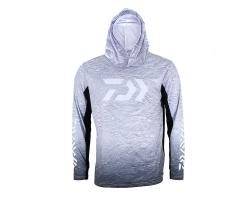 Худи Daiwa Sun Protection Hoodie Gray L (2291608)