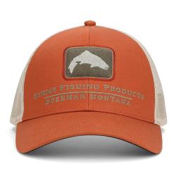 Кепка Simms Double Haul Icon Trucker Simms Orange