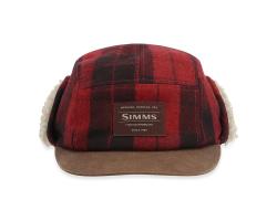 Шапка Simms Coldweather Cap Red Buffalo Plaid L/XL (13817-615-4050)