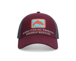 Кепка Simms Single Haul Small Fit Trucker Mulberry (14107-624-00)