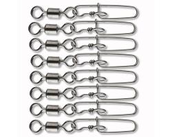 Вертлюжок з застібкою Daiwa Super Safe Lure Swivel Type II №1/0 55kg 8pcs (14905-301)