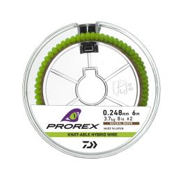 Повідковий матеріал Daiwa Prorex Hybrid Knotable Wire Brown 6m 5.4kg 0.300mm (17930-054)