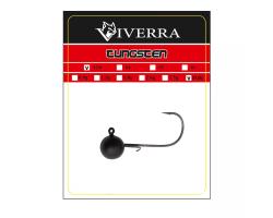 Джигголовка вольфрам Viverra 21,0g #3/0 Black (1шт) (34TBJ30)