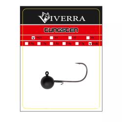Джигголівка вольфрам Viverra 21,0g #6/0 Black (1шт) (34TBJ60)