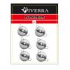Розбірна вольфрамова чебурашка Viverra 18g Electroplated silver (2шт) (18TCBS-ES)