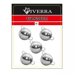 Розбірна вольфрамова чебурашка Viverra 18g Electroplated silver (2шт) (18TCBS-ES)