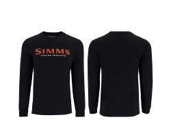 Реглан Simms Logo Shirt LS Jet Black S (13626-1292-20)
