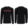 Реглан Simms Logo Shirt LS Jet Black XL (13626-1292-50)