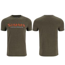 Футболка Simms Logo T-Shirt Loden Heather XL