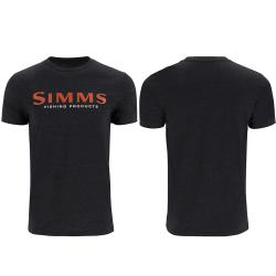 Футболка Simms Logo T-Shirt Dark Gunmetal Heather L