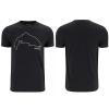 Футболка Simms Trout Outline T-Shirt Dark Gunmetal Heather M