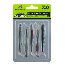 Силікон Daiwa Prorex Real Slim Shady 105mm 8.0g 4pcs #Live Set (15100-715)