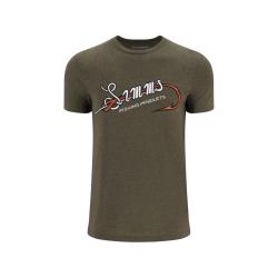 Футболка Simms Hook & Loop T-Shirt Military Heather XL