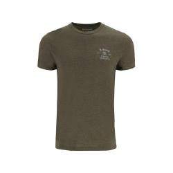Футболка Simms Stacked Bass T-Shirt Military Heather XL (14206-914-50)