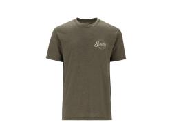 Футболка Simms Circle Lockup T-Shirt Military Heather M (14273-914-30)