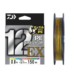 Шнур Daiwa UVF PE Dura Sensor X12EX+Si3 5C 150m 12kg 0.185mm #1.2