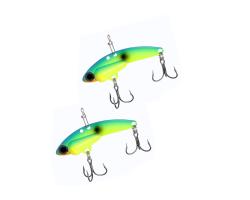 Цикада SteelShad Mini 44mm 7g 2pc #Chartreuse Blue (2317783)