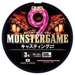 Шнур Duel Monster Game 9 300m Pinkpurple 38kg 0.38mm #5
