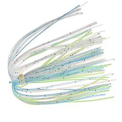 Силіконова юбка ZMAN Banded Skirtz 5pc #Baby Bass (ZM-SK018PK5)