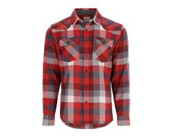 Сорочка Simms Santee Flannel Shirt Auburn Red/Slate Buffalo Check XL (13559-2094-50)